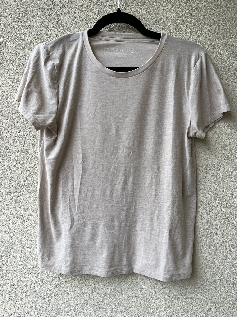 OV Outdoor Voices Cloudknit Crewneck Tee - Oatmeal